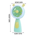 thumbnail image 4 of Handheld Portable Neck Fan, Hand held Fans with Strong Airflow, Desk Fan for Travel Essentials, Mini Fan that blow cold air, Ultra Quiet, Pocket Size for Indoor Outdoor, 4 of 7