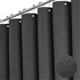 thumbnail image 1 of Bttn Cortina De Ducha De Tela De 60 Pulgadas - Juego De Cortinas De Ducha De Tela De Lino Resistente Con 10 Ganchos De Plástico Cortinas De Baño Decorativas Impermeables Estrechas Para Baños Y Bañeras, 1 of 5