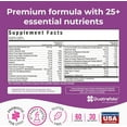 thumbnail image 2 of NatureGenX Prenatal Vitamins for Women provide a carefully formulated blend of over 27 essential nutrients to support nutritional needs during pregnancy and breastfeeding. With key ingredients like m, 2 of 6