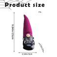thumbnail image 4 of Clearance Under $5 | Knitted Gnome Plush Figure with Witch Hat for Halloween Tabletop Decor, 4 of 5