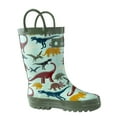 thumbnail image 2 of Oaki Kids Waterproof Rubber Rain Boots with Easy-On Handles, 2 of 3