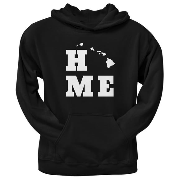Hawaii Home Black Adult Hoodie - Large