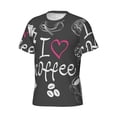 thumbnail image 3 of Rocae I Love Coffee for Men's Moisture-Wicking Crew Tee - T-Shirt for Sports, Outdoor Activities, and Casual WearLarge, 3 of 9