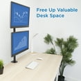 thumbnail image 2 of Mount-lt! Verical Dual Monitor Desk Mount | Fits 13"-32" Screens, 2 of 10