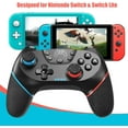 thumbnail image 2 of Manette Pro Sans Fil pour Switch, Manette de Jeu Bluetooth Joystick Télécommande pour Console Switch (Gris Argenté), 2 of 7