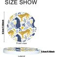thumbnail image 2 of Car Coasters 6 Pack Stone Car Cup Holder Leopards Bananas Lemons Palm Leaves Absorbent Drink Car Coaster Ceramic Set Small 2.56 inch Cup Coasters, 2 of 6