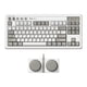 thumbnail image 1 of Teclado retromecánico Bluetooth de 8 bits, 2,4 g/USB-C, M, 1 of 7
