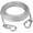 20M, variant on 2mm Thick Plastic Coated Steel Wire Heavy Duty Cable Wire Rope Clothesline Laundry Rope Portable Windproof Clothes Ropes