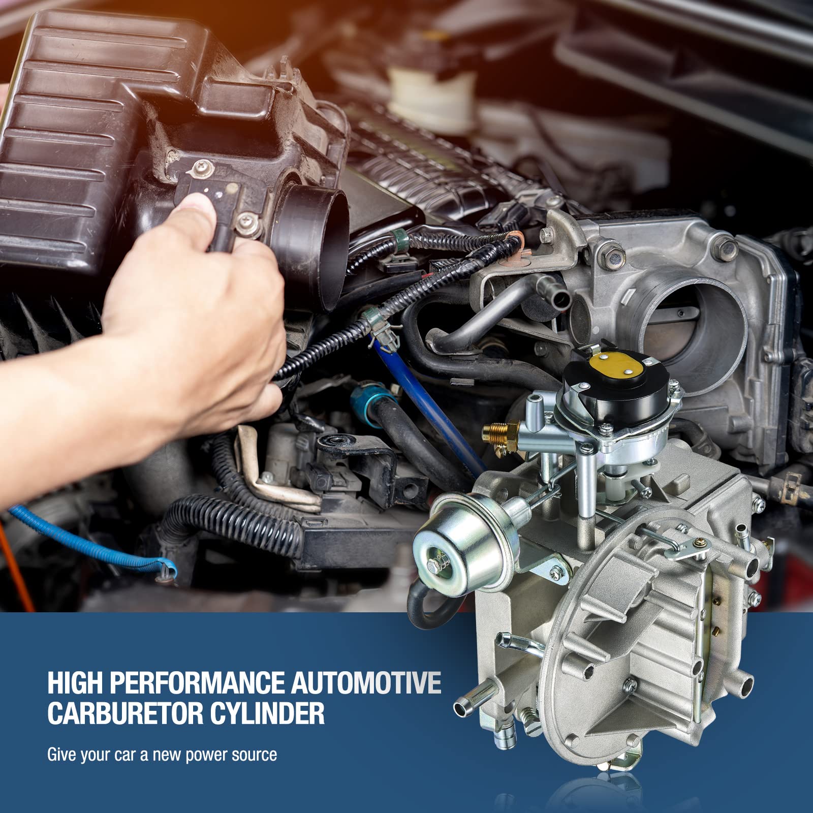 NEW 2-Barrel Carburetor Carb 2100 A800 For Ford F 150 250 350 289 302 351Cu Jeep - Foto 5