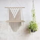 thumbnail image 5 of Estante de pared estante flotante soporte de madera columpio estante de pared colgante macramé tejido a mano soporte para plantas colgantes maceta Boho decoración del hogar Adepaton MZQ-0982, 5 of 7