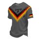 thumbnail image 1 of Women's Germany Football Graphic T-Shirt, Men's Soccer Graphic Print T-Shirt Casual Sportswear Top Athletic for Soccer Tournament 2026 Dark Gray Size: M, 1 of 4
