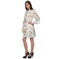 thumbnail image 3 of Moomaya Short Printed Crossover&nbsp;Kimono&nbsp;Robes&nbsp;For Girls Nightwear Dressing Gown, 3 of 6