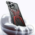 thumbnail image 6 of For iPhone 13 Pro Case with Metal Camera Lens Built-in Ring Stand Phone Case for Women Men,Spider pattern,airbag Anti-drop case ,Heavy Duty Military Grade Shockproof Rugged Bumper for iPhone 13 Pro,D, 6 of 11