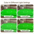 thumbnail image 7 of ODIKA 4'x6' Ultra-Soft Area Rug, Soccer Field Goal Net Grid Crossed Motif Aglity Theme Decorations None Washable, Bare feet friendly, Silk-Touch for Bedroom Home office, 7 of 7