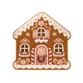 thumbnail image 2 of Christmas Doormat Gingerbread House Christmas Welcome mat, Gingerbread Natural Coir Non-Slip Christmas Doormat Welcome Mat for Front Porch Entryway Outdoor Holiday Home Decor, 2 of 6