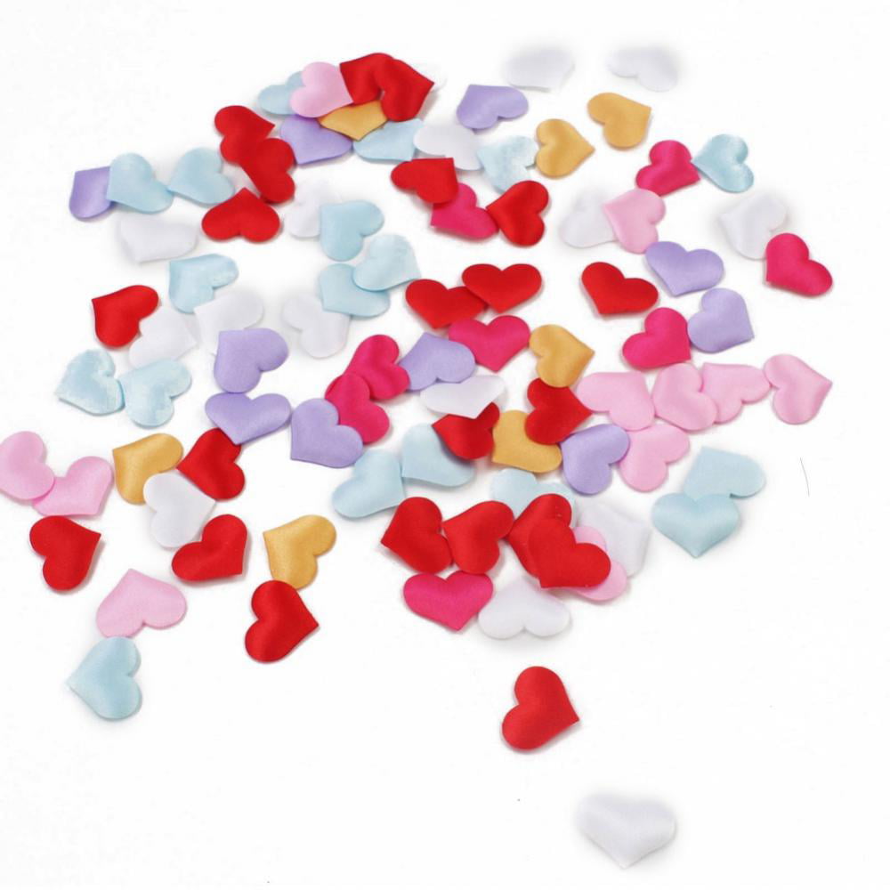 Wedding Table Pack of 100Pcs Sponge Heart Bed Floor Throwing Petals VARIOUS 