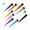 Orange, variant on UV Acrylic Ear Plug Spike Design - 6 Gauge - Sold in Pairs