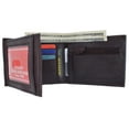 thumbnail image 2 of Genuine Leather Mens Bifold Wallet with Change Pocket 1692, 2 of 17