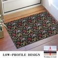 thumbnail image 3 of Red Mushroom Fern Black Pattern Door Rugs,Washable Non Slip Door Mats Indoor,Decorative Door Mats,Entry Mat Indoor for Entrance,Bedroom,Kitchen,Bathroom,16"x24", 3 of 6