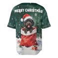 thumbnail image 2 of Santa Surprise Gift Portuguese Water Dog Merry Cheerful Christmas All Over Print 3D Baseball Shirt PWD Portie Fishing Dog Lover Softball Sport - 12021, 2 of 6