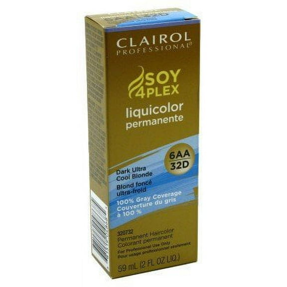 Clairol Professional Liquicolor Perm 6Aa/32D Dark Ultra Cool Blonde 2oz by Clairol
