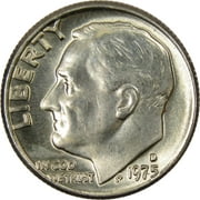 1975 D Roosevelt Dime BU Uncirculated Mint State 10c US Coin Collectible