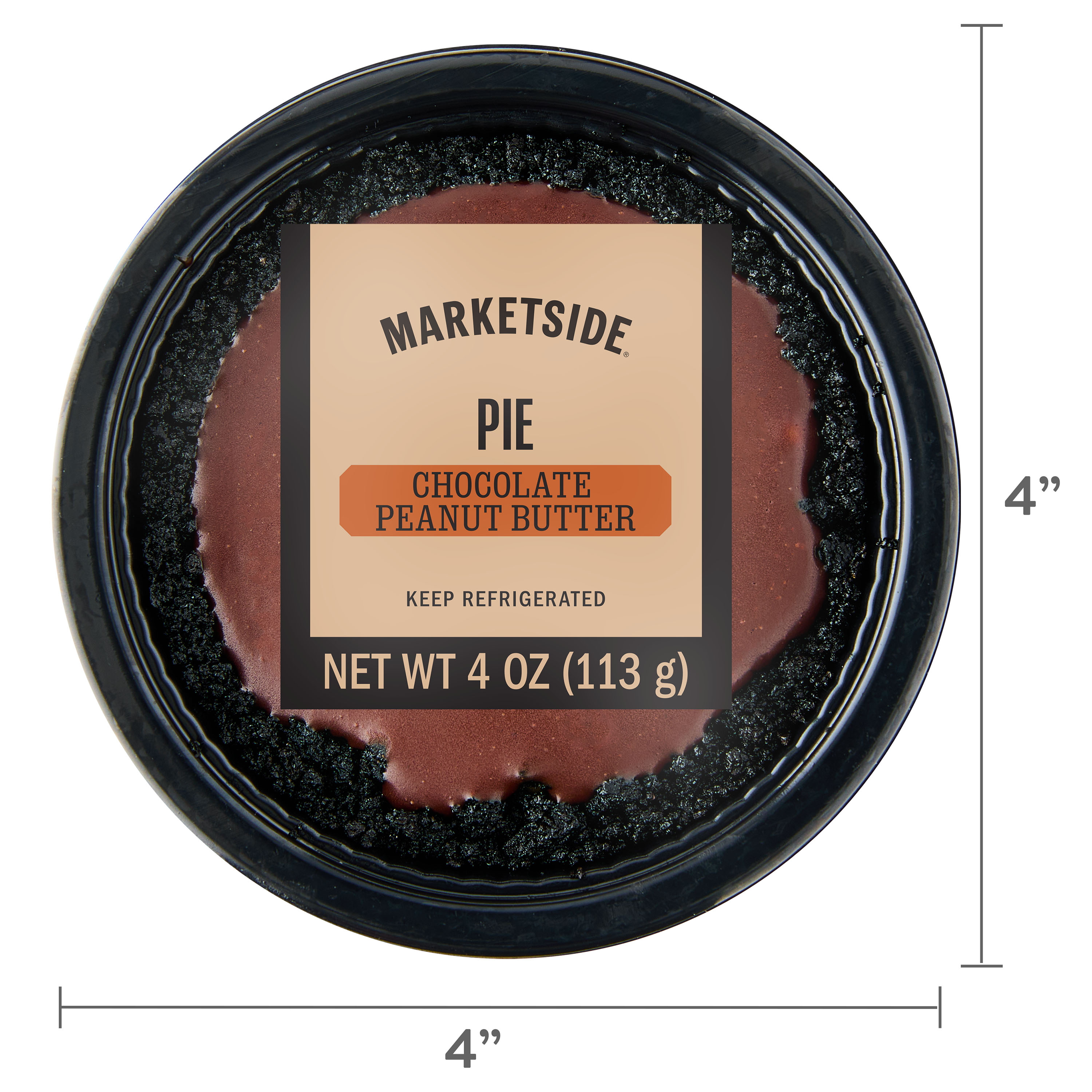 Marketside Chocolate Peanut Butter Pie, 4 oz