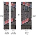 thumbnail image 2 of Papel Pintado De Terror 3D Etiqueta De La Puerta Autoadhesivo Impermeable Etiqueta De La Puerta De Terror Mural Calcomanía De Pared De Pvc Para La Decoración De Halloween Decoración Del Partido Noticed HA013800-00, 2 of 7