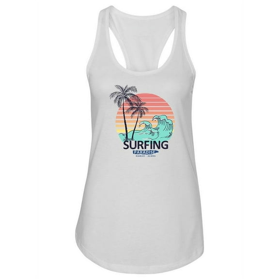 Surfing Paradise Hawaii Tank Women -Image by Shutterstock, Female x-Large