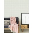 thumbnail image 4 of Advantage Kishi White Tile Wallpaper, 20.9-in by 33-ft, 57.48 sq. ft., 4 of 8