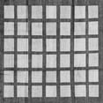 thumbnail image 1 of Ahgly Company Indoor Square Checkered Gray Modern Area Rugs, 5' Square, 1 of 4