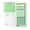 Green, variant on Personalised Lined Sticky Notes Set, 480 Sheets Pastel Sticky Note Pads, Self-Stick Index Tabs Cute Memo Notepads for Office and Home(Blue)