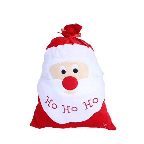 UPGRATOR 1Ensemble Sac de Père Noël en Velours pour Contenir des Friandises et des Friandises de Vacances dans un Design Classique de Noël
