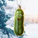 thumbnail image 4 of Multi Functional Acrylic Decorative Christmas Tree Pendant Cute Mini Cucumber Christmas Pendant, 4 of 5