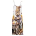 thumbnail image 5 of Easter Bunnies Rabbits Sleeveless Dress Woman Fashion Long Dresses Women's Summer Suit Dress Summer 2025 Women, 5 of 7