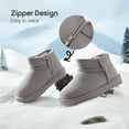 thumbnail image 4 of Balabala Kids Winter Snow Boots, Water Resistant Warm Fleece Lined Snow Boots for Girls and Boys, 4 of 6