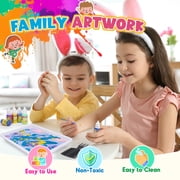 Glow Water Marbling Paint Kit, Painting Craft Kits for Kids Age 6-8, Gifts for 6 7 8 9 10-12 Year Old Boys Girls, Birthday Gift Ideas