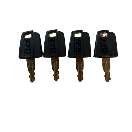 4 Pack 2# Ignition Keys 5P8500 5P-8500 for Caterpillar Cat Heavy Equipment Loaders Excavators Dozers 0964753 0966198 8V4404 9G2777 307 312 315 318 320 330