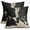 Black Cow Print, variant on Western Cow Print Pillow Covers 18x18 Set of 2 Black White Brown Cowhide Pattern Decorative Throw Pillows Outdoor Rustic Animal Skin PillowCase Farmhouse Linen Cushion Case Decor for Sofa Couch Bed
