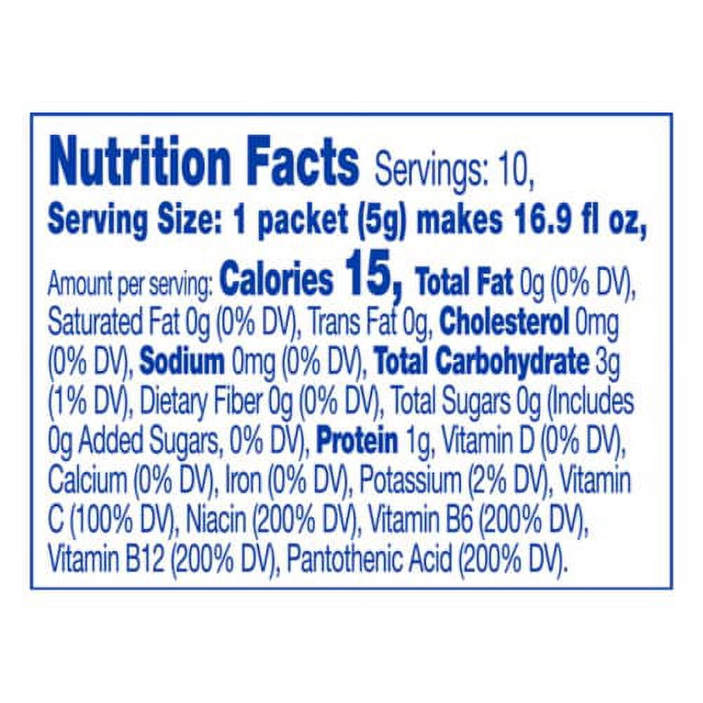 2X - KR Energy Zero Sugar Wildberry Drink Mix Packets