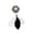 Gray, variant on Flower Feather Cat Teaser Wand with Bell, Replacement Head Interactive Toy for Indoor Cats for Exercise and Fun, Blue