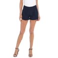 thumbnail image 2 of HDE Women's Chino High Waisted Summer Dress Shorts, Navy Blue M, 2 of 6
