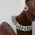 thumbnail image 4 of Conjunto de Joyería Sunnimix Collar Pendientes Geométrica Retro, 4 of 8