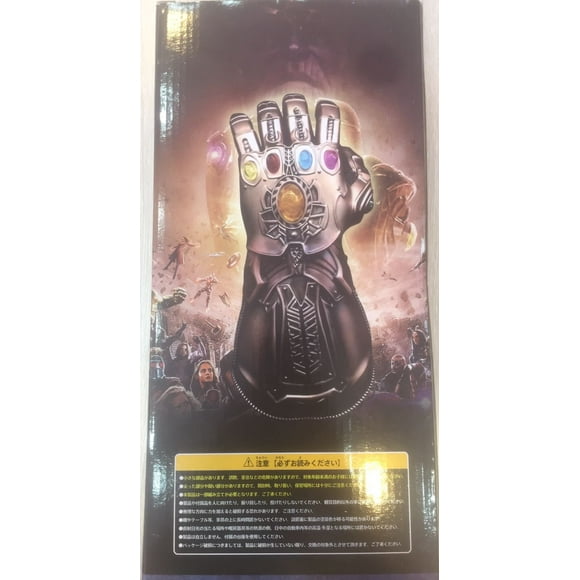 Cos Infinity War Infinity Gauntlet LED Light Thanos Gloves Action Figure Cosplay superhero iron man child Costume party Toy gift