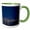 Green/White, variant on 3drose, Usa, California, San Francisco, Bay Bridge at Twilight, 15oz Mug