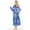 Blue Animal, variant on Long Satin Robes for Women Lightweight Silky Soft Full Sleeves Bathrobe Cozy Housecoat Loungewear with Pockets