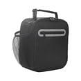 thumbnail image 3 of Bolso de mano con aislamiento térmico, bolsa de tela Oxford portátil para Picnic, bolsas para el almuerzo para playa, exteriores, mochilero, oficina, negro, 3 of 9