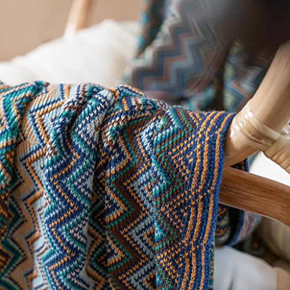 手編み　BOHO blanket ソーダブルー 手編み BOHO BLANKET ソーダブルー - Honeysuckle | minne 国内