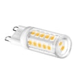 thumbnail image 3 of Paquete de 6 bombillas LED G9 de 3 W, blanco natural 4000 K, 420 LM, equivalentes a una bombilla halógena de 28 W/40 W, bombillas LED G9 con forma de maíz para lámparas de escritorio, sin parpadeo, CA, 3 of 4