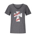 thumbnail image 4 of Camiseta sin mangas con cuello en V y estampado informal elegante para mujer OAVQHLG3B Store lin121212, 4 of 5